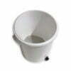 Bucket with separation and outlet - 30 liters